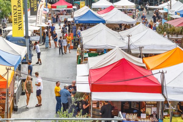 Southbank-Centre-Food-Market-escursione-durante-una-vacanza-studio-a-Londra