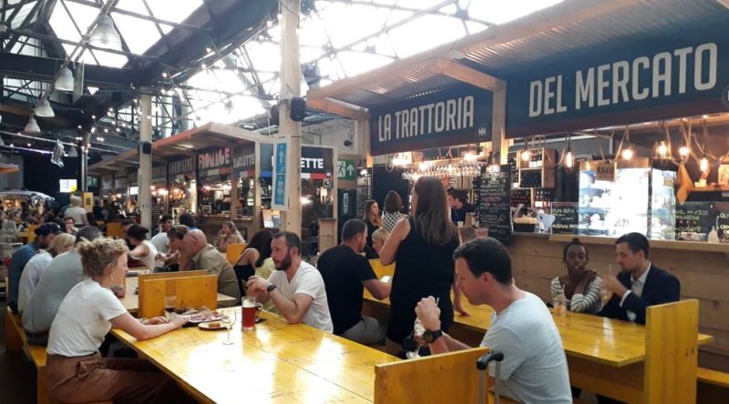 mercato metropolitano street food a londra