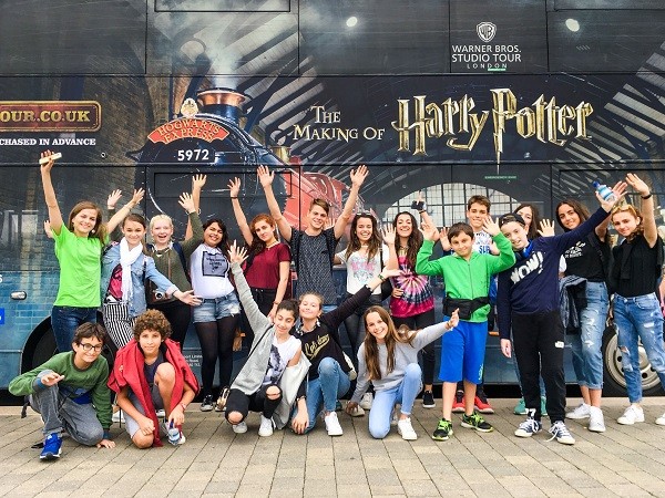 Gruppo VIVA in vacanza studio e visita ai luoghi di Harry-Potter