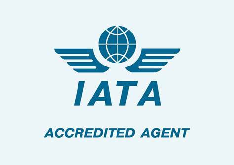 Logo IATA, International Air Transport Association, organizzazione globale che rappresenta le compagnie aeree e stabilisce standard per il trasporto aereo internazionale