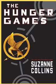 Copertina di The Hunger Games di Suzanne Collins, romanzo in inglese consigliato per migliorare vocabolario e lettura