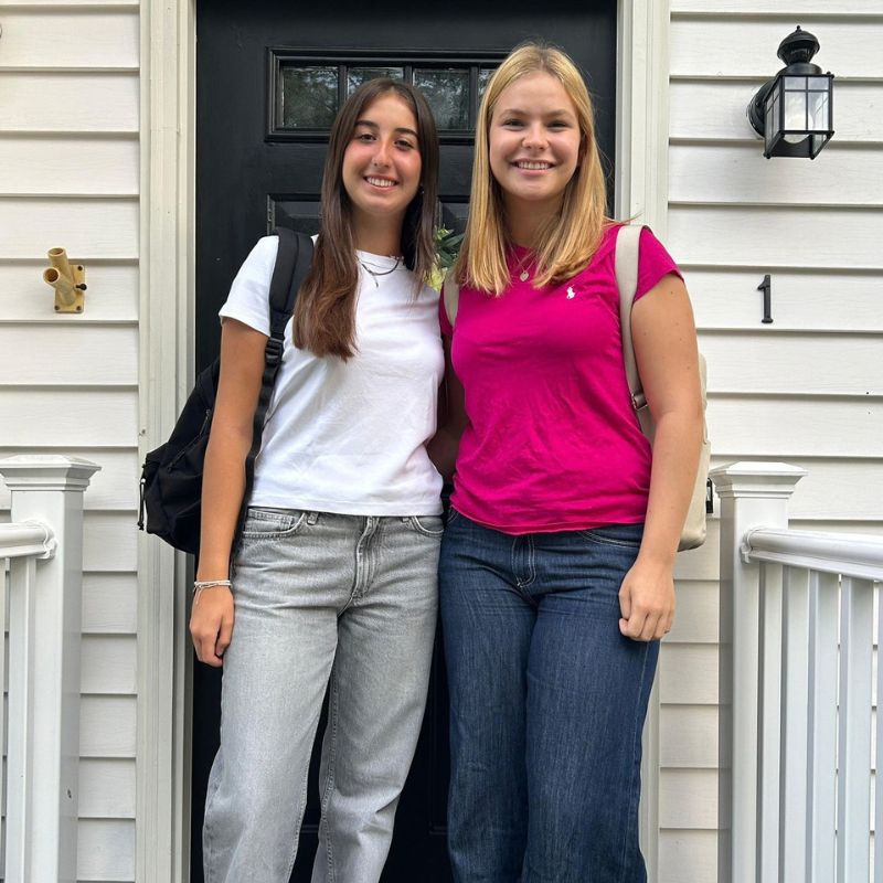 Studentessa e host sister durante l'anno all'estero negli Stati Uniti
